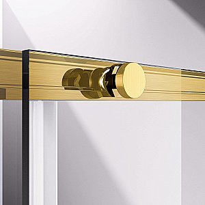 Душевой уголок Vincea Slim-N VSS-4SN9010CLG 100x90 стекло прозрачное/профиль золото брашированное купить в интернет-магазине Sanbest