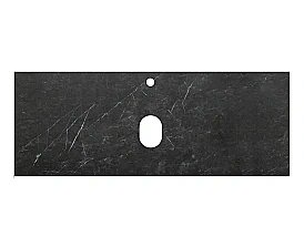 Столешница BelBagno KEP-120-MNO черный матовый мрамор для ванной в интернет-магазине сантехники Sanbest