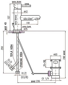 Смеситель для раковины RAV-Slezak SEINA JUNIOR SE426.5 купить в интернет-магазине сантехники Sanbest