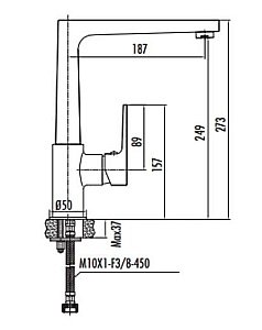 Смеситель для кухни Creavit Sharp SR8500 купить в интернет-магазине сантехники Sanbest