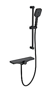 Смеситель для ванны с душем WONZON & WOGHAND Onix, Черный матовый (WW-B2551-A-MB) купить в интернет-магазине сантехники Sanbest