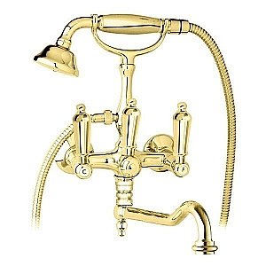 Смеситель для ванны Cezares FIRST-VDF-03/24-M золото купить в интернет-магазине сантехники Sanbest