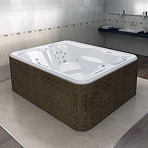 Минибассейн Радомир Делюкс Silver 210х165 белый купить в интернет-магазине Sanbest