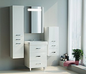 Зеркальный шкаф MIXLINE СТИВ 60 купить в интернет-магазине сантехники Sanbest