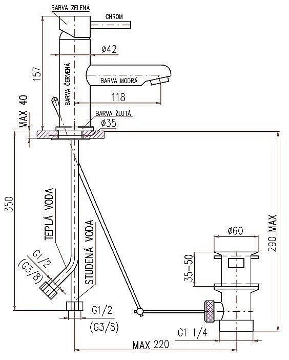Смеситель для раковины RAV-Slezak SEINA JUNIOR SE426.5 купить в интернет-магазине сантехники Sanbest