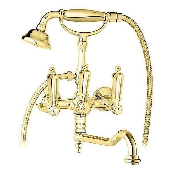 Смеситель для ванны Cezares FIRST-VDF-03/24-M золото купить в интернет-магазине сантехники Sanbest