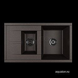 Мойка для кухни Акватон Делия 87 1A716232DE280 коричневый купить в интернет-магазине сантехники Sanbest