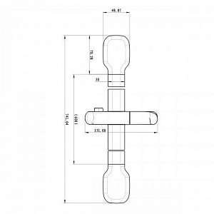 Душевая штанга Lemark LM8078C купить в интернет-магазине сантехники Sanbest