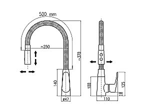 Смеситель для кухни Rav-Slezak AMUR AM719.5/12R купить в интернет-магазине сантехники Sanbest