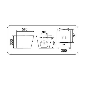 Биде подвесное CeramaLux N 5370MC капучино матовое купить в интернет-магазине Sanbest