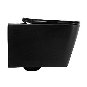 Унитаз подвесной BelBagno ARDENTE-C BB3202CHR-MB безободковый, с крышкой микролифт, с инсталляцией и кнопкой купить в интернет-магазине Sanbest