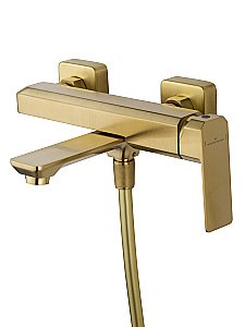 Смеситель для ванны с душем WONZON & WOGHAND DIAMOND, Брашированное золото (WW-88639011- BG) купить в интернет-магазине сантехники Sanbest