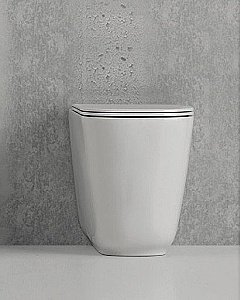 Унитаз приставной Kerasan Tribeca 5118 безободковый купить в интернет-магазине Sanbest