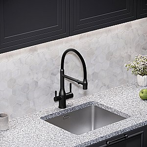 Смеситель для кухни Sancos Garda SC4009MB черный матовый купить в интернет-магазине сантехники Sanbest