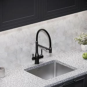 Смеситель для кухни Sancos Garda SC4009MB черный матовый купить в интернет-магазине сантехники Sanbest