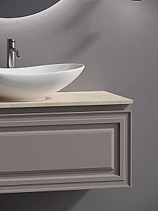 Тумба с раковиной Sancos Very 100 со столешницей, Doha Soft для ванной в интернет-магазине Sanbest