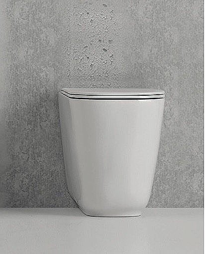 Унитаз приставной Kerasan Tribeca 5118 безободковый купить в интернет-магазине Sanbest