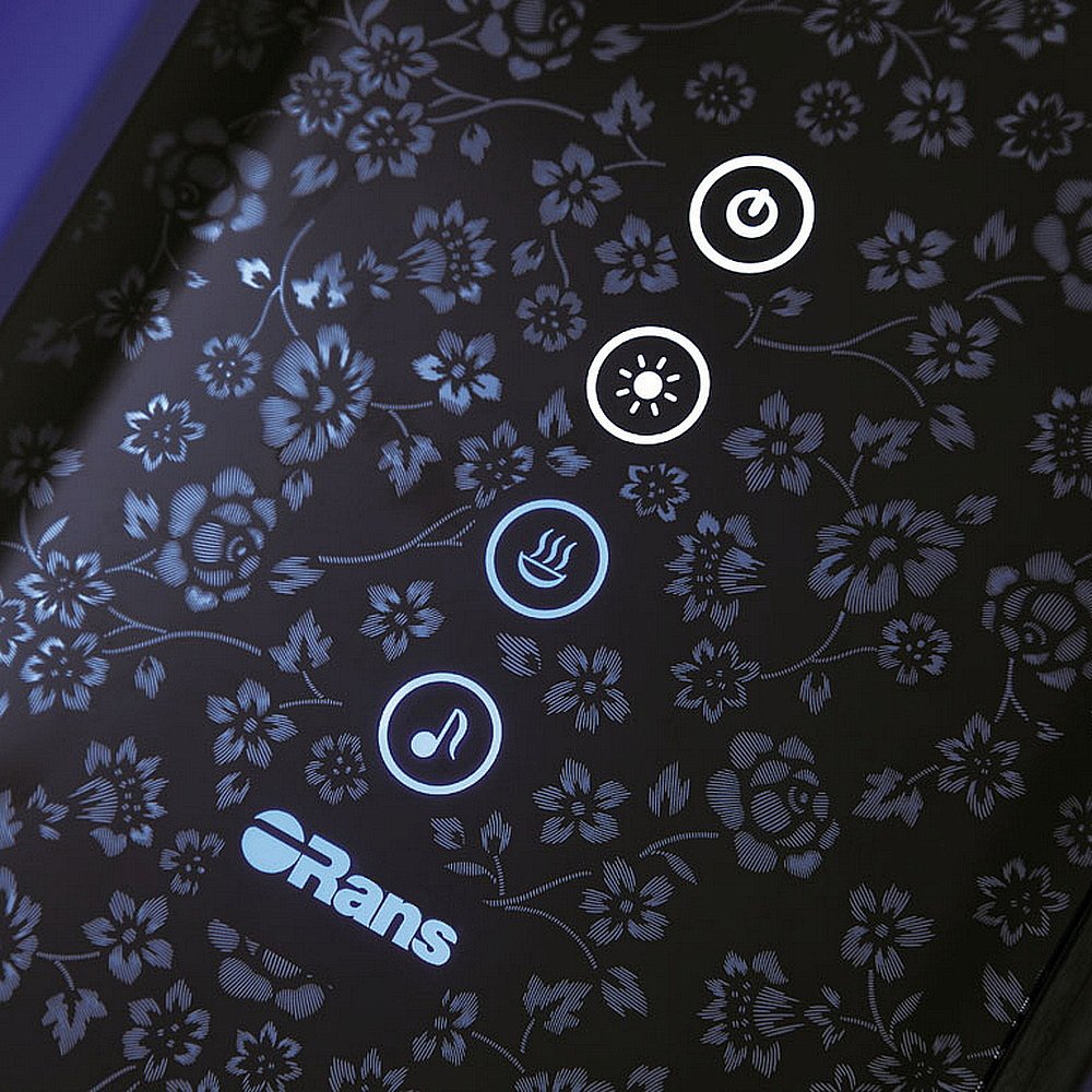 Душевая кабина Orans Diamond 89105RBLH 120х90 профиль черный купить в интернет-магазине Sanbest