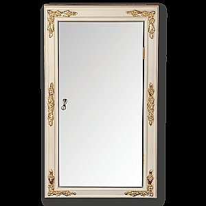 Витрина Migliore ML.COM-70.772.AV.DO слоновая кость/декор золото для ванной в интернет-магазине сантехники Sanbest