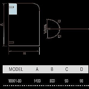 Душевая шторка WeltWasser WW100 100D1-80 купить в интернет-магазине Sanbest