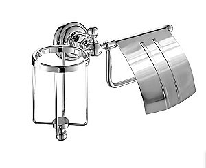 Держатель туалетной бумаги и освежителя воздуха Elghansa PRAKTIC Chrome Accessories PRK-360 купить в интернет-магазине сантехники Sanbest