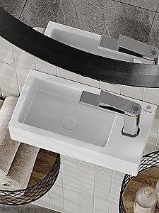 Раковина Orange 38 B05-375W белая купить в интернет-магазине Sanbest