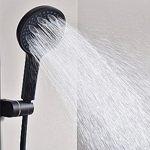 Душевая система Black&White Gravity GH9025NMB черная матовая купить в интернет-магазине сантехники Sanbest