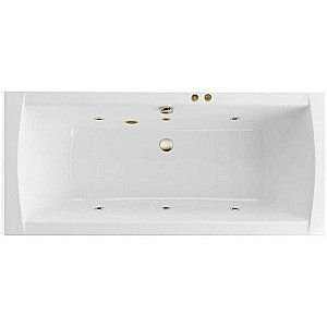 Ванна акриловая Excellent Aquaria Lux Slim SOFT WAEX.AQU18S.SOFT.BR 180x80 белая с гидромассажем купить в интернет-магазине Sanbest