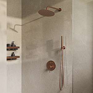 Душевая система Vincea Desire VSFW-1D1BC медь брашированная купить в интернет-магазине сантехники Sanbest