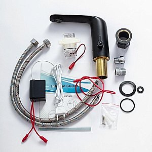 Смеситель для раковины Cezares VAGUE-ELS-NOP-W0 черный купить в интернет-магазине сантехники Sanbest