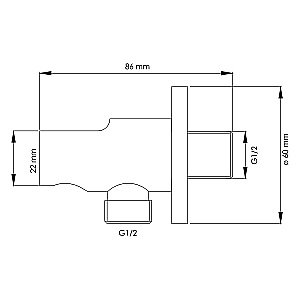 Гигиенический душ WasserKRAFT Elbe A7451.083.236.081 купить в интернет-магазине сантехники Sanbest