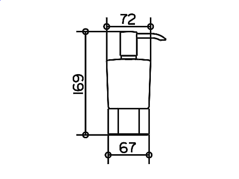 Диспенсер KEUCO Elegance New купить в интернет-магазине сантехники Sanbest