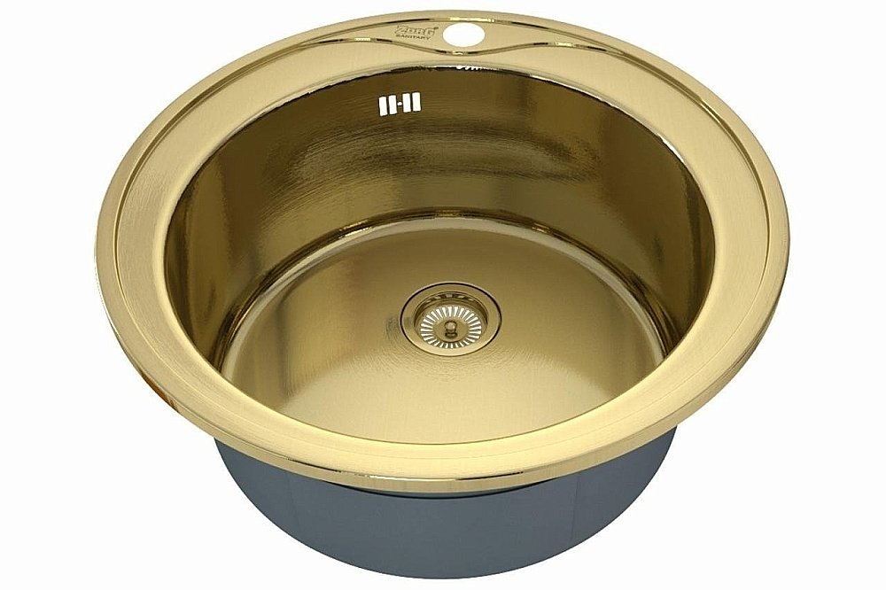 Мойка для кухни ZORG Inox PVD SZR-510/205-BRONZE купить в интернет-магазине сантехники Sanbest