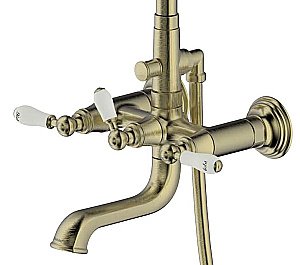 Душевая система Bravat ART F65193AR-A3-RUS бронза купить в интернет-магазине сантехники Sanbest