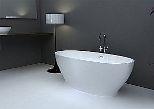 Ванна акриловая отдельностоящая ABBER AB9207 165x80 купить в интернет-магазине Sanbest