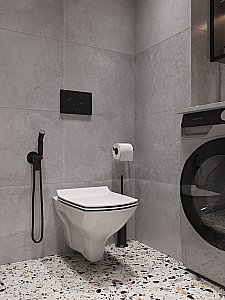 Гигиенический душ Cersanit Brasko Black 64103 черный матовый купить в интернет-магазине сантехники Sanbest