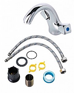 Смеситель для раковины Agger Retro-S A1802100 хром купить в интернет-магазине сантехники Sanbest