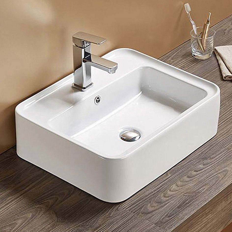 Раковина Melana 78355 78355-805 белая купить в интернет-магазине Sanbest