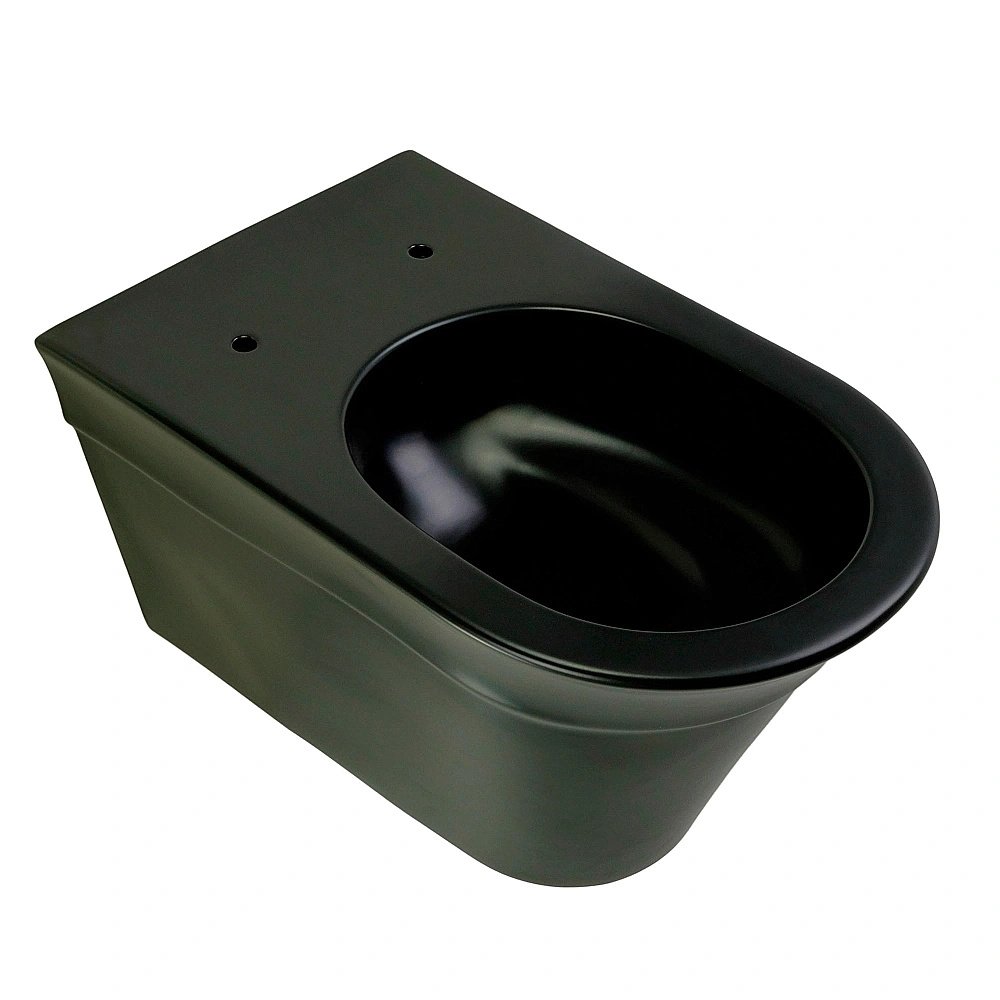 Унитаз подвесной Migliore MONACO 32063, черный матовый, безободковый купить в интернет-магазине Sanbest