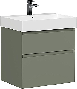 Тумба с раковиной Allen Brau Infinity 60 1.210024.CGM олива матовая для ванной в интернет-магазине Sanbest