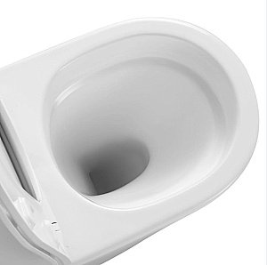 Унитаз подвесной CeruttiSpa SANTA Aria CT9666 безободковый, с крышкой микролифт купить в интернет-магазине Sanbest