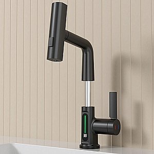 Смеситель для раковины Black&white Sky Day SD3027B черный матовый купить в интернет-магазине сантехники Sanbest