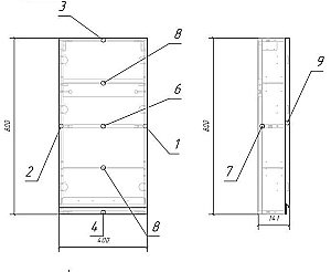 Шкафчик CERSANIT MODUO SB-SW-MOD40/Wh для ванной в интернет-магазине сантехники Sanbest