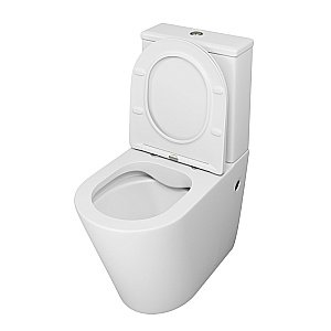 Унитаз Grossman Color GR-4480MS безободковый, с крышкой микролифт, с бачком, белый матовый купить в интернет-магазине Sanbest