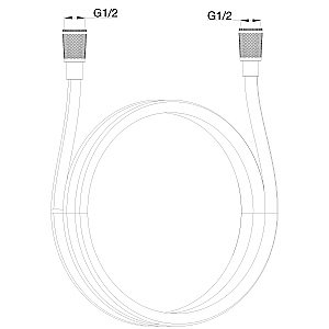 Душевой шланг WONZON & WOGHAND WW-RG01-1000-CR хром купить в интернет-магазине сантехники Sanbest