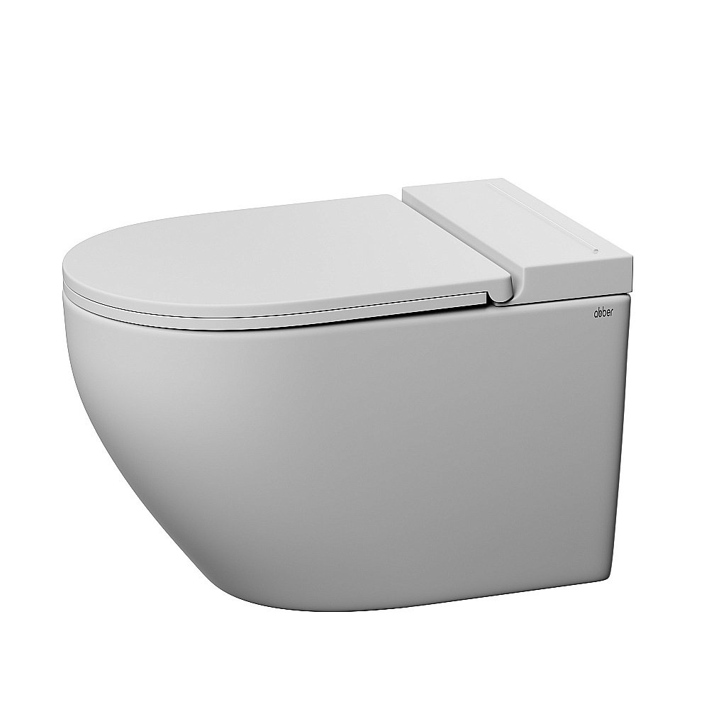 Унитаз подвесной Abber Bequem AC1126P белый, с крышкой микролифт купить в интернет-магазине Sanbest
