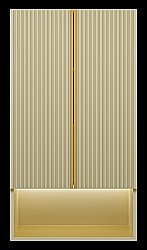 Шкаф подвесной Misty Vega 60 VEG-08060-031 кремовый для ванной в интернет-магазине сантехники Sanbest