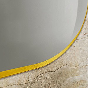 Зеркало Art&Max TORINO AM-Tor-550-1050-DS-Gold в ванную от интернет-магазине сантехники Sanbest