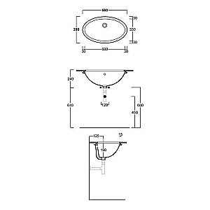 Раковина SIMAS Spazio LFT74bi купить в интернет-магазине Sanbest