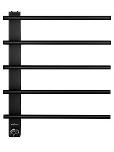 Полотенцесушитель электрический WONZON & WOGHAND NÜRNBERG, Черный матовый (WW-AL345-MB) купить в интернет-магазине сантехники Sanbest